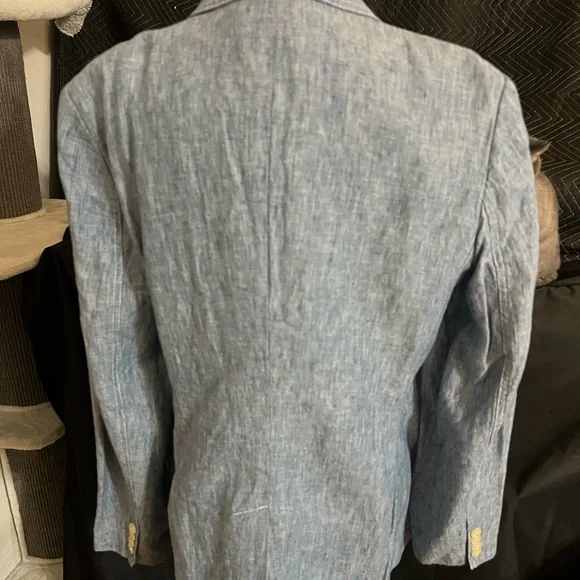 Ralph Lauren Blue Blazer Lightweight Suit Jacket